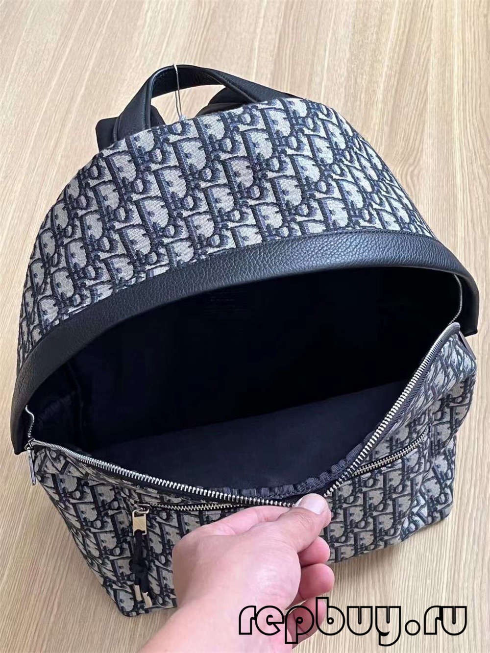 Dior blue embroidery Oblique print top replica duffel bag (2022 Edition)-Best Quality designer Bag Review, and online shopping, designer bag ru