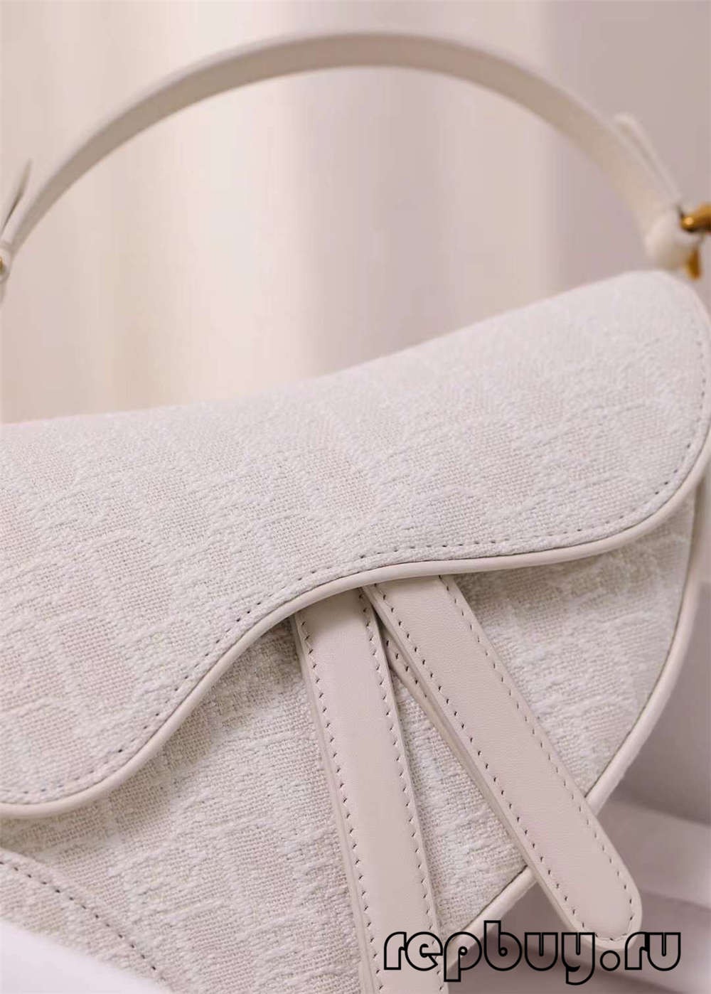 Dior Top Replica Bags White Saddle Bag 21cm Small Craft Details (2022 Latest)-Best Quality designer Bag Review, and online shopping, designer bag ru
