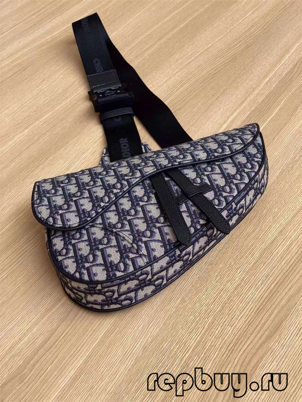 Dior top replica saddle bag black embroidery Oblique print 26cm (2022 Special)-Best Quality designer Bag Review, and online shopping, designer bag ru