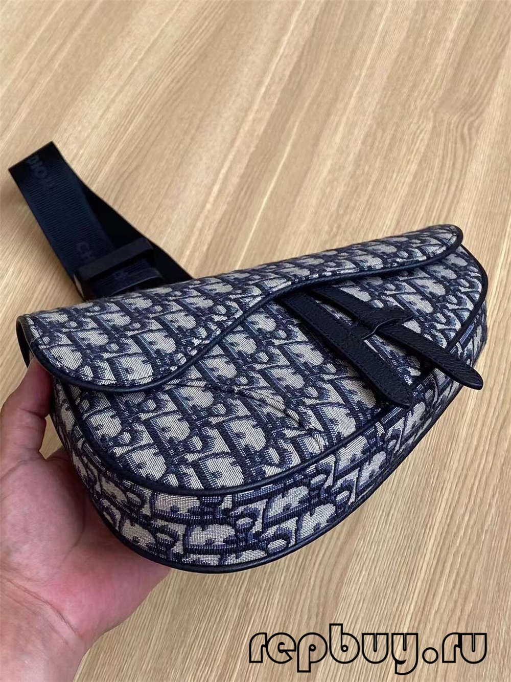 Dior top replica saddle bag black embroidery Oblique print 26cm (2022 Special)-Best Quality designer Bag Review, and online shopping, designer bag ru
