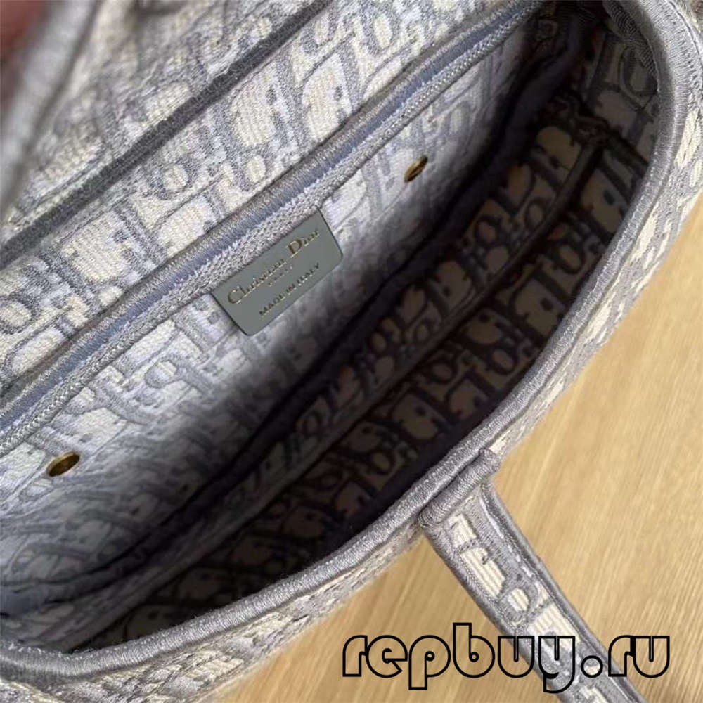Dior Top Replica Saddle Bag Grey Embroidery Oblique Printed Inside Label Detail (2022Latest)-Best Quality designer Bag Review, and online shopping, designer bag ru