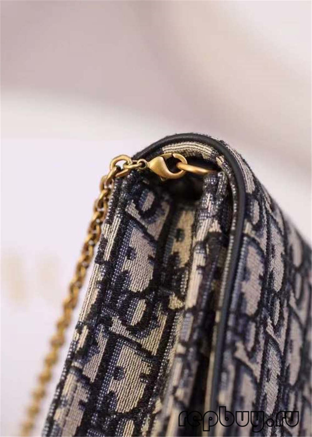 Dior top replica saddle clutch bag 22cm blue jacquard fabric Oblique print (2022 Latest)-Best Quality designer Bag Review, and online shopping, designer bag ru