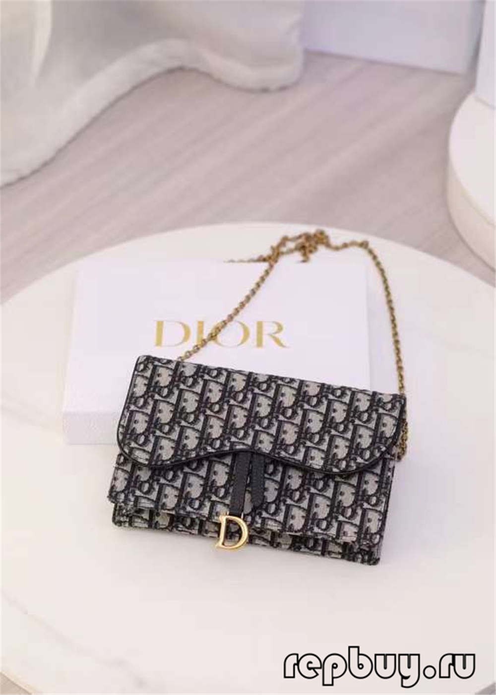 Dior top replica saddle clutch bag 22cm blue jacquard fabric Oblique print (2022 Latest)-Best Quality designer Bag Review, and online shopping, designer bag ru