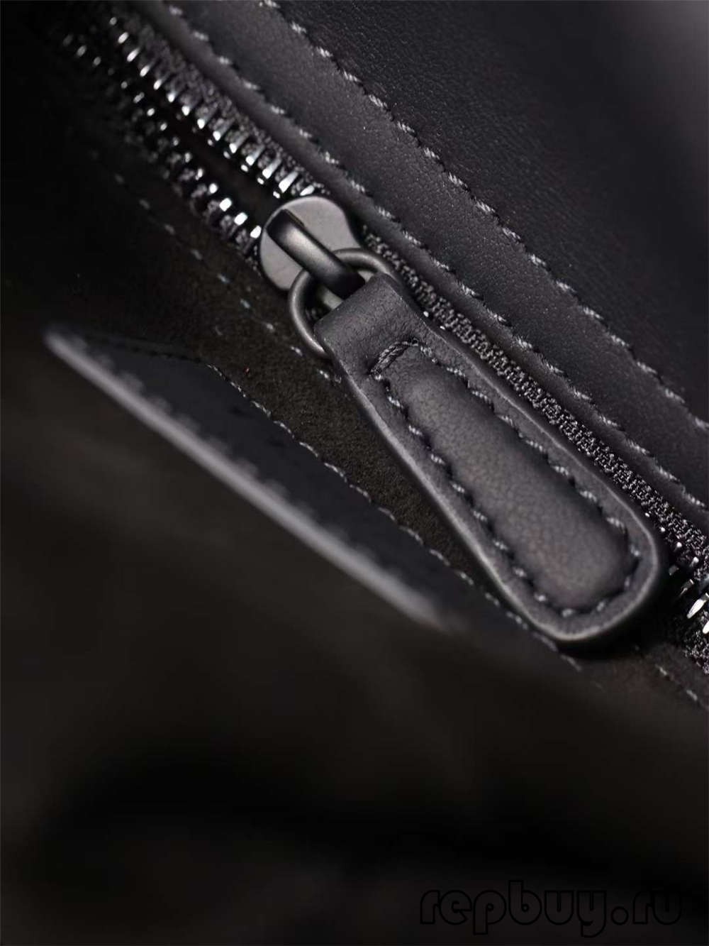 LADY DIOR Mini Black Top Replica Handbag Matte Cowhide Shoulder Strap and Zipper Detail (2022 Updated)-Best Quality designer Bag Review, and online shopping, designer bag ru