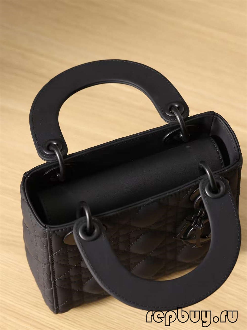 LADY DIOR Mini Black Top Replica Handbag Matte Cowhide Fabric and Hardware Details (2022 Edition)-Best Quality designer Bag Review, and online shopping, designer bag ru