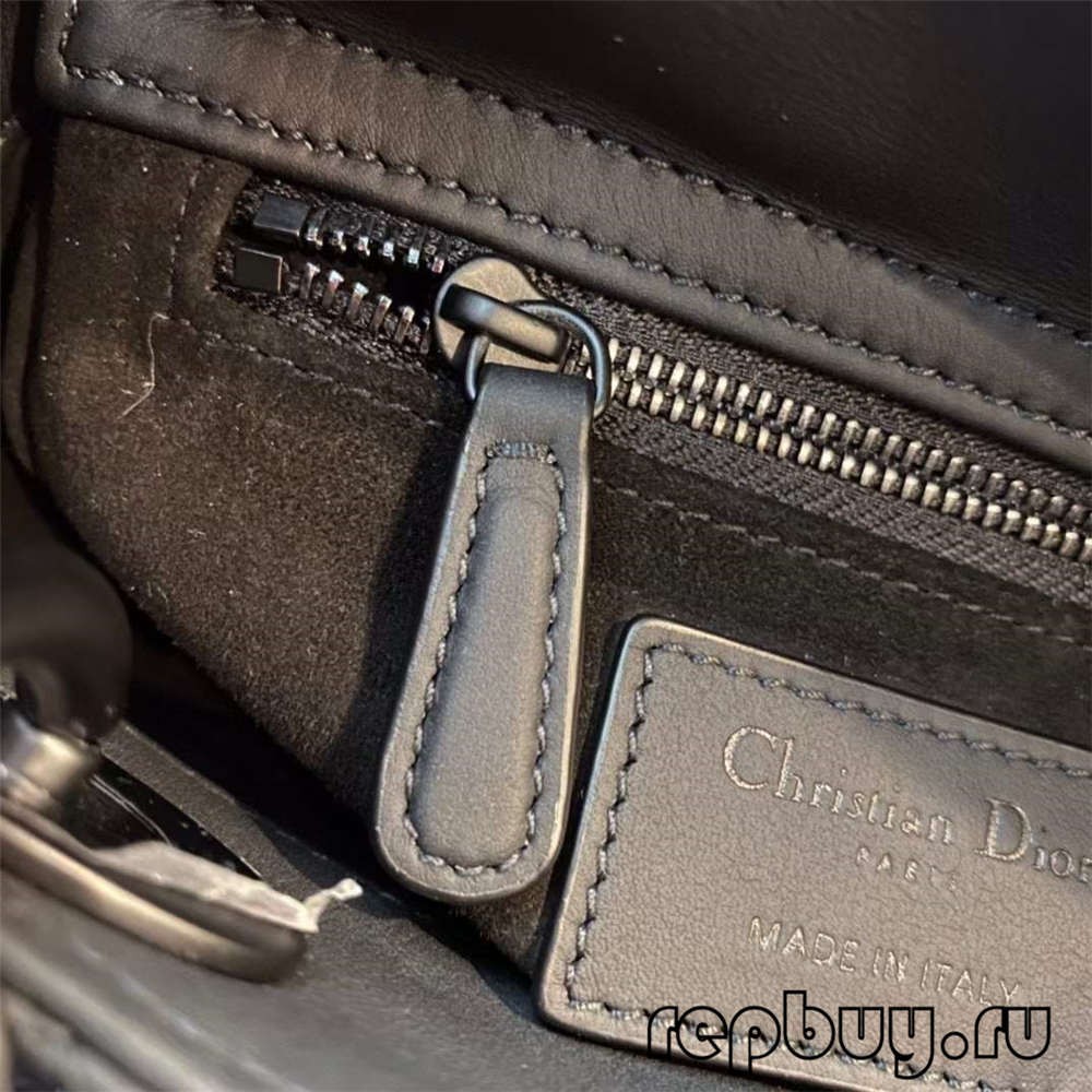 LADY DIOR Mini Black Top Replica Handbags Matte Cowhide Real or Fake Check (2022 Special)-Best Quality designer Bag Review, and online shopping, designer bag ru