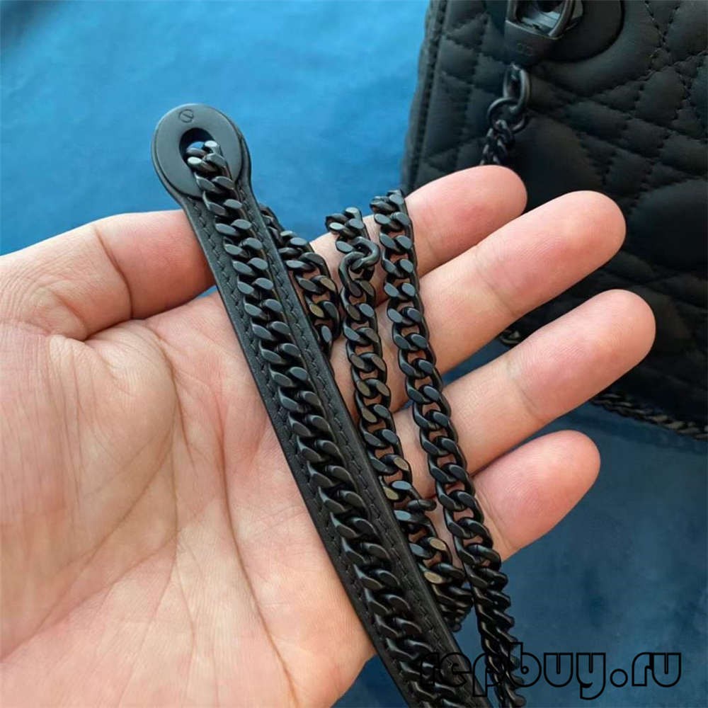 LADY DIOR Mini Black Top Replica Handbags Matte Cowhide Real or Fake Check (2022 Special)-Best Quality designer Bag Review, and online shopping, designer bag ru