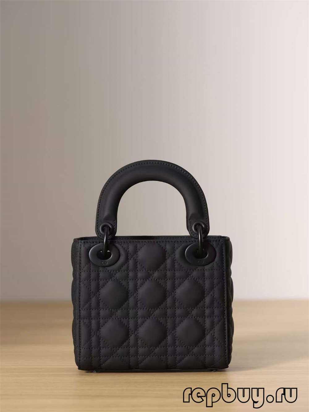 LADY DIOR Mini Black Top Replica Handbag Matte Cowhide (2022 Special)-Best Quality designer Bag Review, and online shopping, designer bag ru