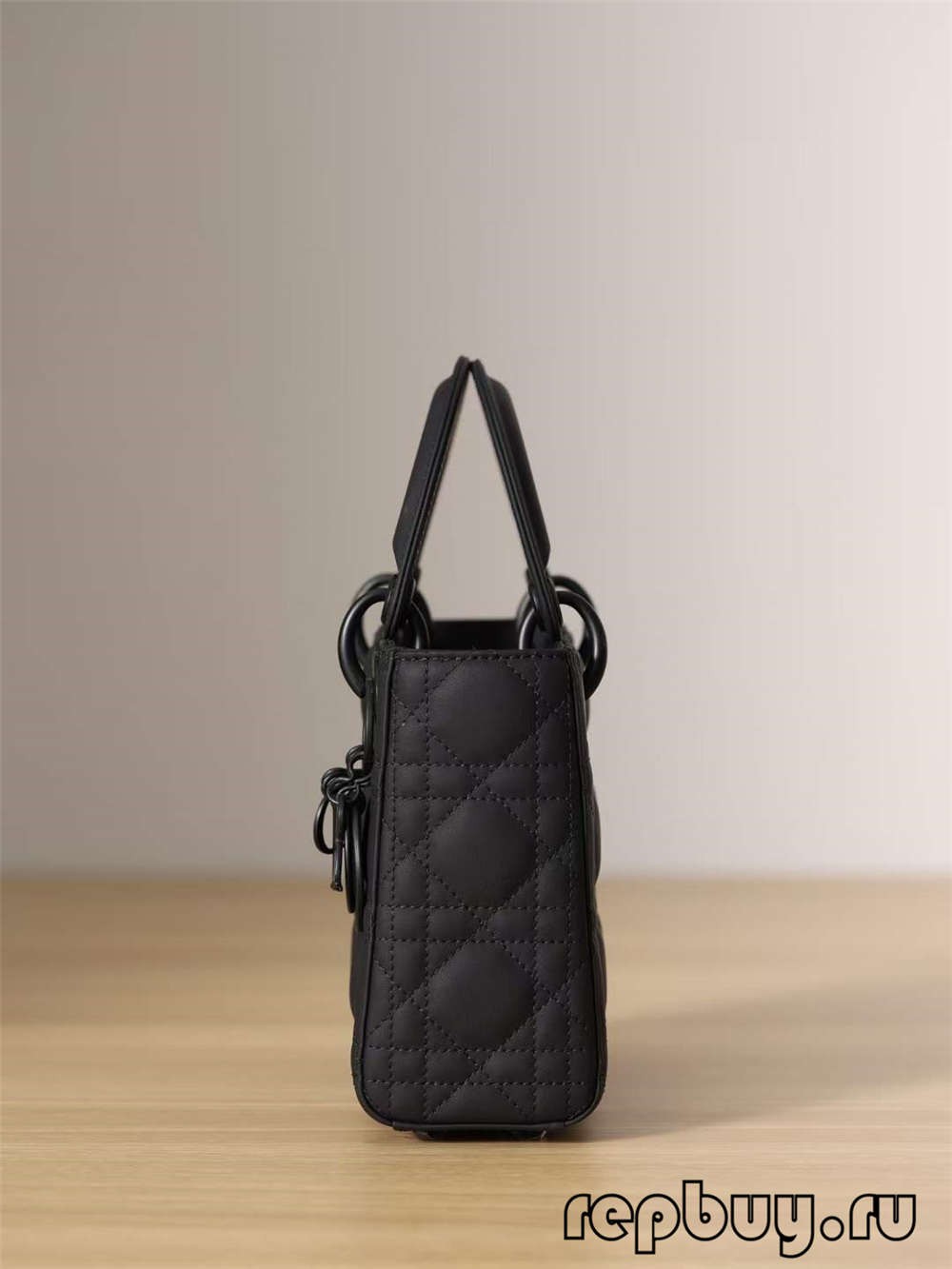 LADY DIOR Mini Black Top Replica Handbag Matte Cowhide (2022 Special)-Best Quality designer Bag Review, and online shopping, designer bag ru