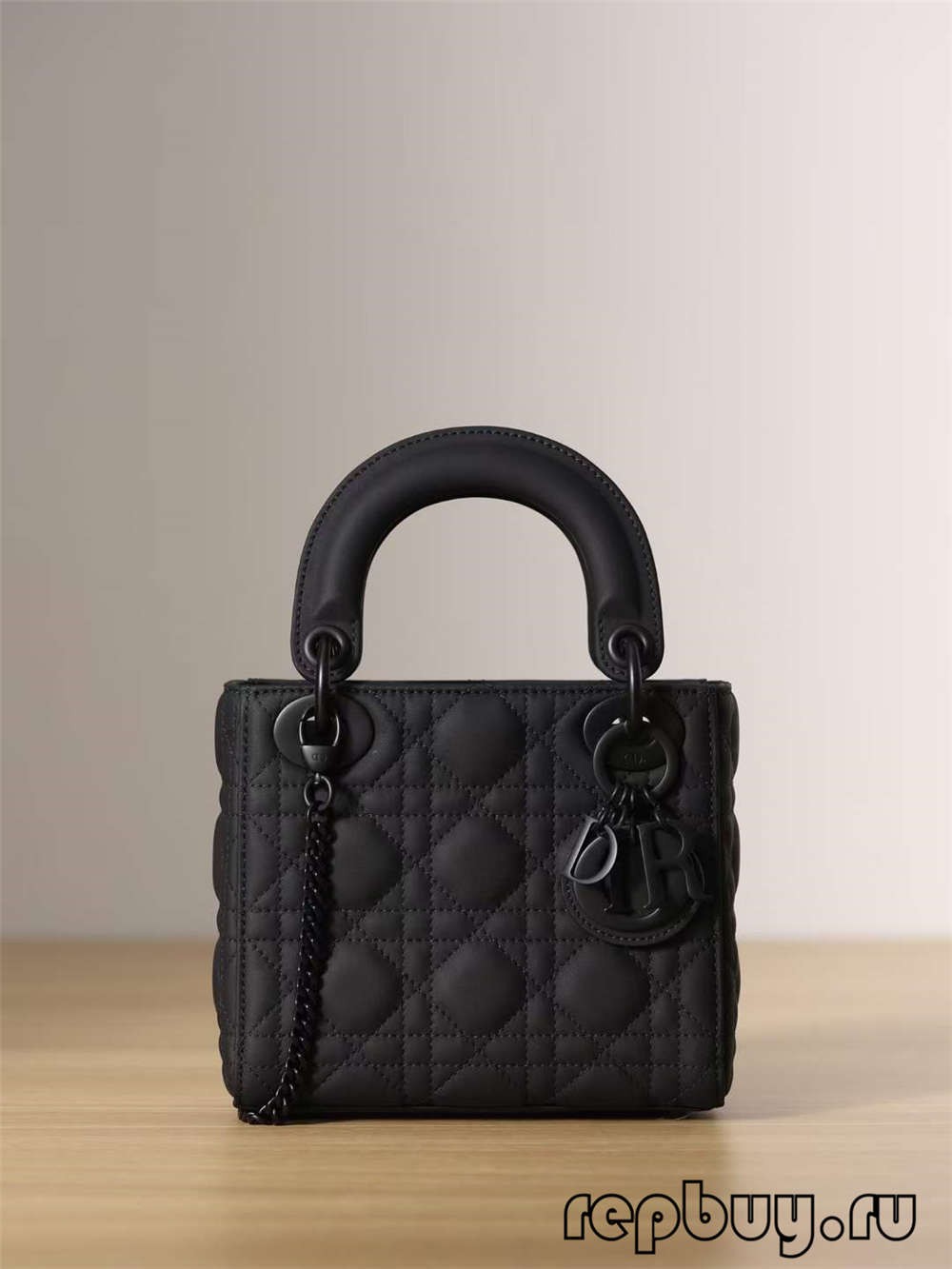 LADY DIOR Mini Black Top Replica Handbag Matte Cowhide (2022 Special)-Best Quality designer Bag Review, and online shopping, designer bag ru