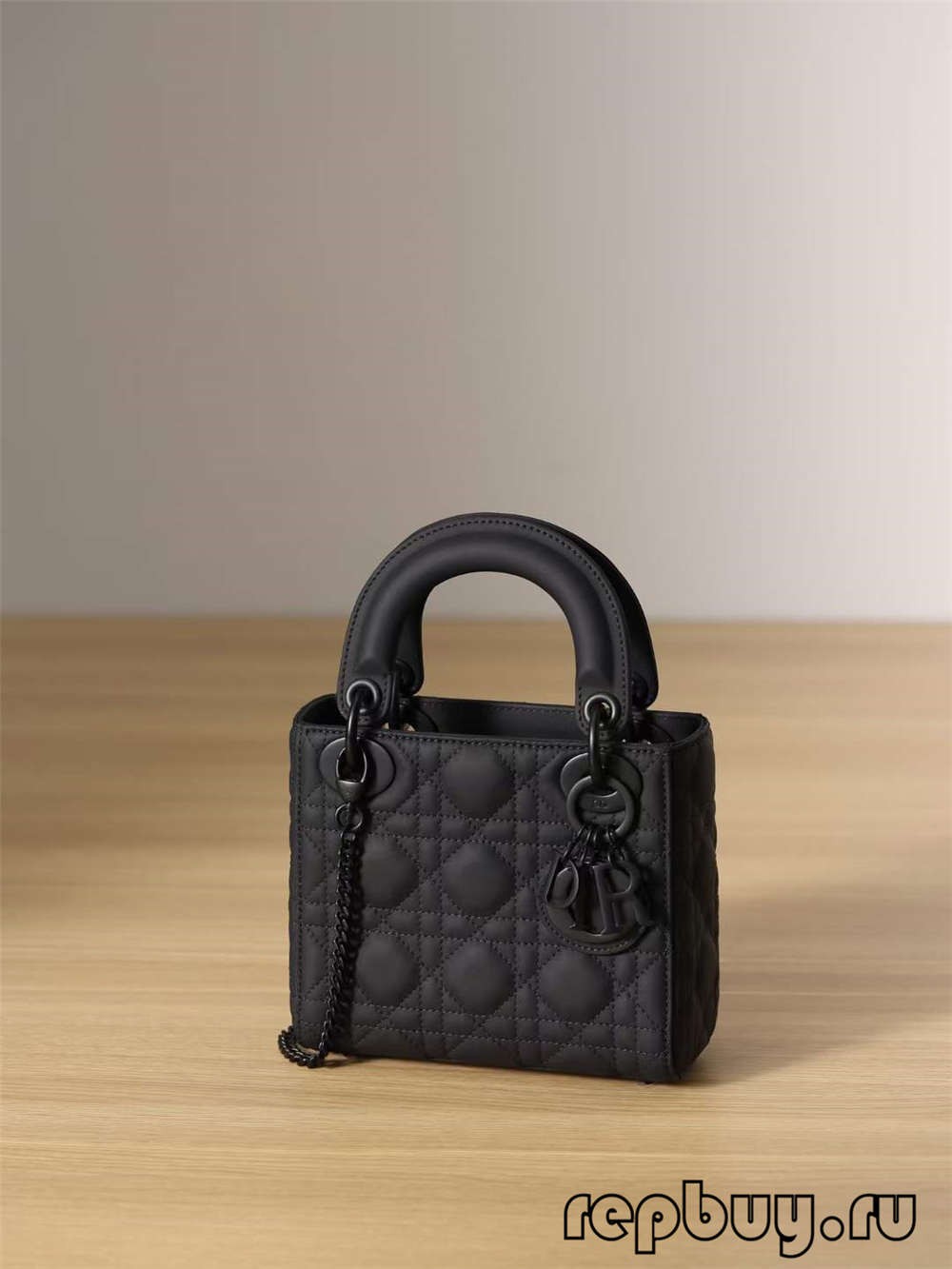 LADY DIOR Mini Black Top Replica Handbag Matte Cowhide (2022 Special)-Best Quality designer Bag Review, and online shopping, designer bag ru