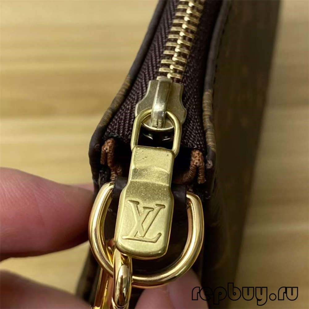 Louis Vuitton M40712 Pochette Accessoires top replica handbags Fabric and hardware details (2022 Edition)-Best Quality designer Bag Review, and online shopping, designer bag ru