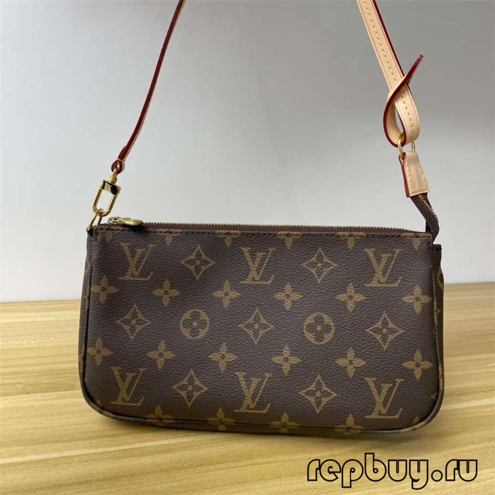 Louis Vuitton M40712 Pochette Accessoires top replica handbags Fabric and hardware details (2022 Edition)-Best Quality designer Bag Review, and online shopping, designer bag ru