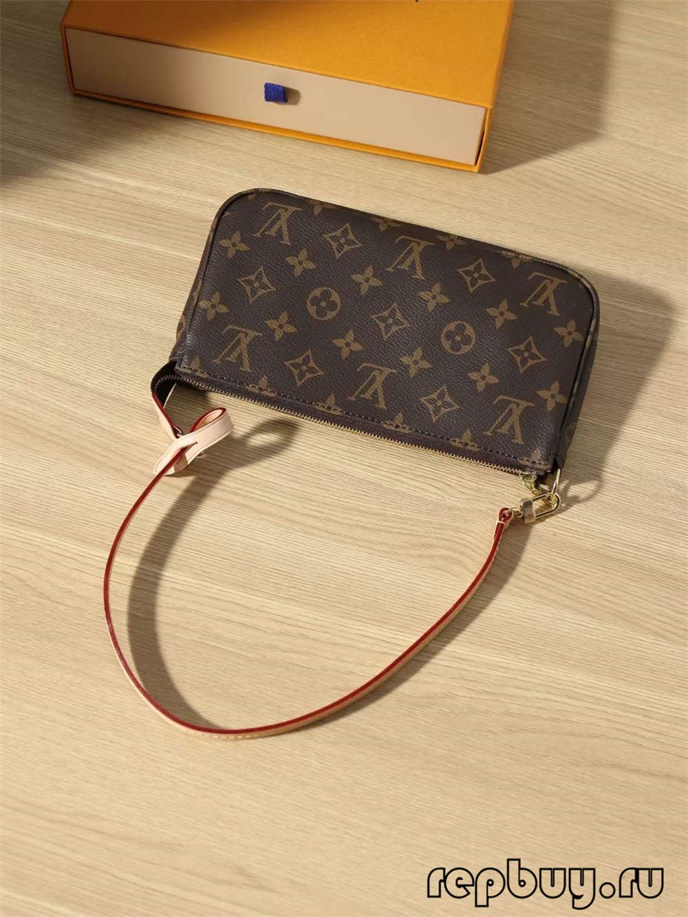 Louis Vuitton M40712 Pochette Accessoires top replica handbags Fabric and hardware details (2022 Edition)-Best Quality designer Bag Review, and online shopping, designer bag ru