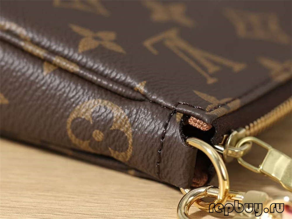 Louis Vuitton M40712 Pochette Accessoires top replica handbags Closure Logo and hardware details (2022 Special)-Best Quality designer Bag Review, and online shopping, designer bag ru