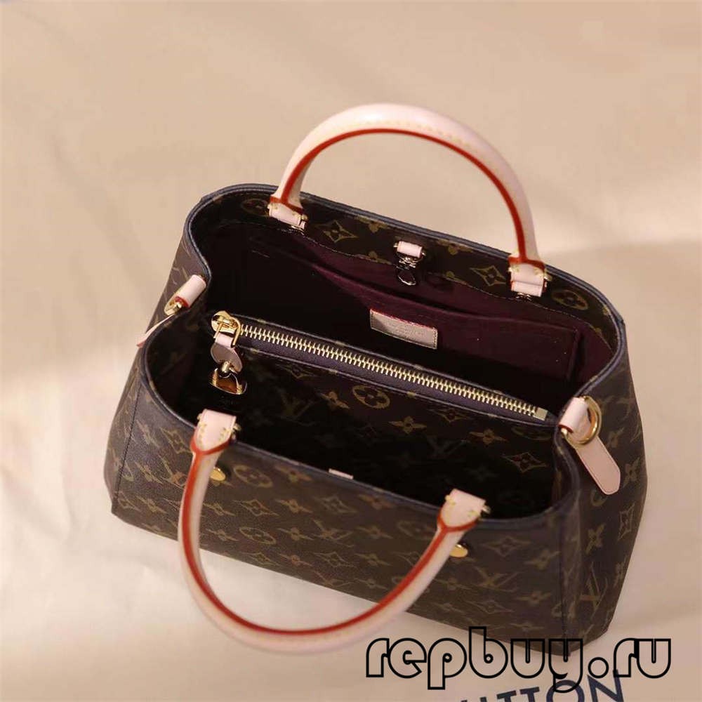Louis Vuitton M41055 29cm Montaigne BB top replica bags Craftsmanship details (2022 Latest)-Best Quality designer Bag Review, and online shopping, designer bag ru