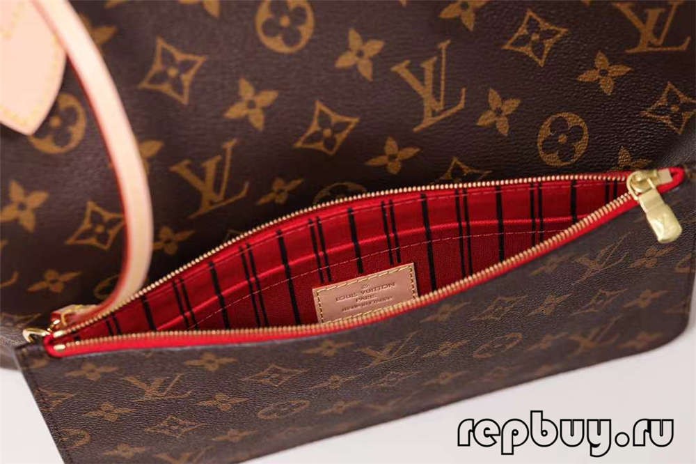 Louis Vuitton M41177 NeverFull Classic Medium Shopper 31cm Top replica bags Hardware and interior pocket details (2022 Edition)-Best Quality designer Bag Review, and online shopping, designer bag ru