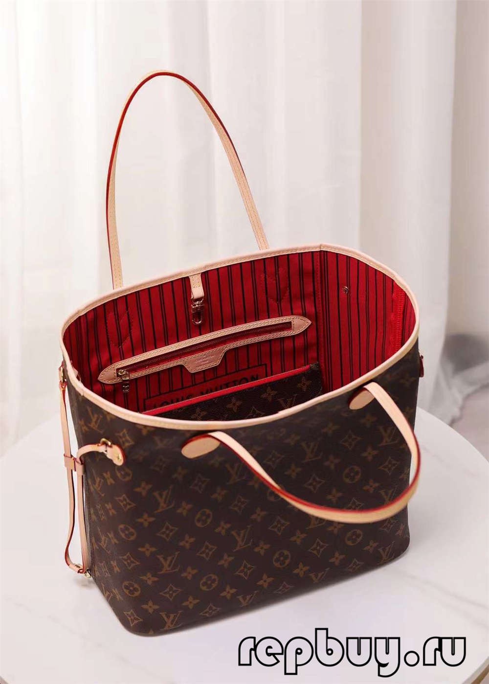 Louis Vuitton M41177 NeverFull Classic Medium Shopper 31cm Top Replica Bags (2022 Latest)-Best Quality designer Bag Review, and online shopping, designer bag ru