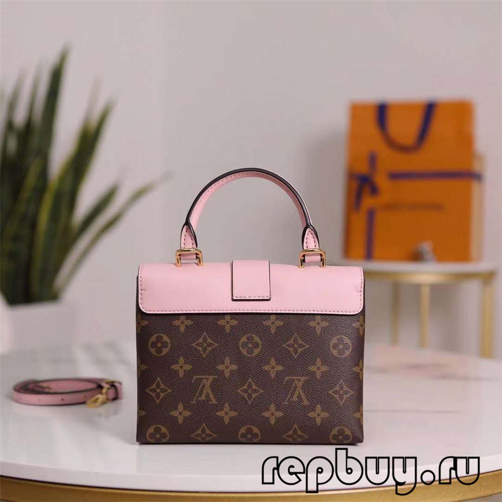 Louis Vuitton M44080 20cm Lock BB Pink Top Replica Bags (2022 Edition)-Best Quality designer Bag Review, and online shopping, designer bag ru