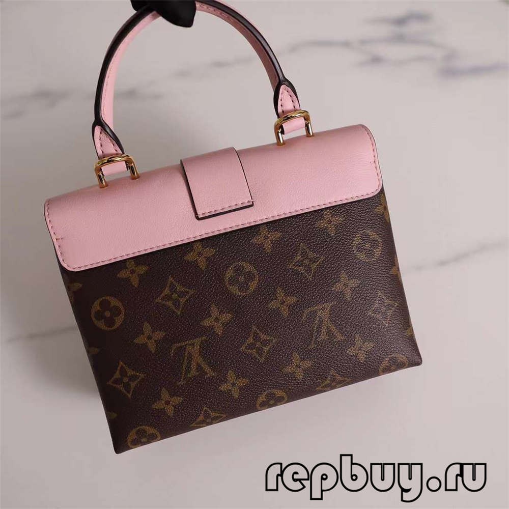 Louis Vuitton M44080 20cm Lock BB Pink Top Replica Bags (2022 Edition)-Best Quality designer Bag Review, and online shopping, designer bag ru