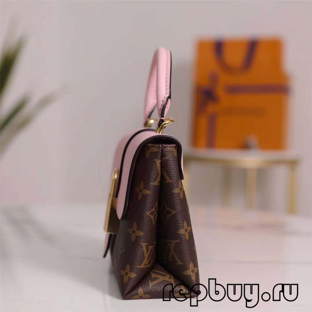 Louis Vuitton M44080 20cm Lock BB Pink Top Replica Bags (2022 Edition)-Best Quality designer Bag Review, and online shopping, designer bag ru