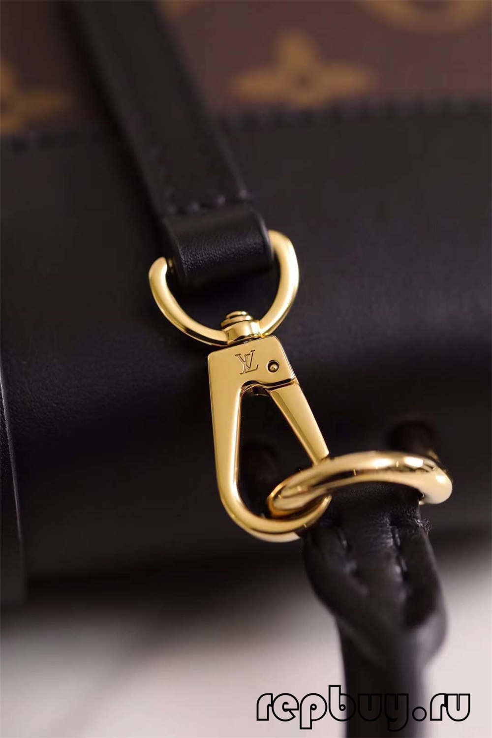 Louis Vuitton M44141 20cm Lock BB Black top replica bags (2022 Special)-Best Quality designer Bag Review, and online shopping, designer bag ru