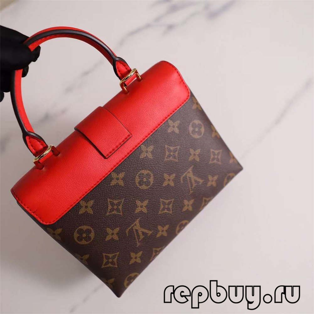 Louis Vuitton M44322 20cm Lock BB Red Top Replica Bags (2022 Latest)-Best Quality designer Bag Review, and online shopping, designer bag ru
