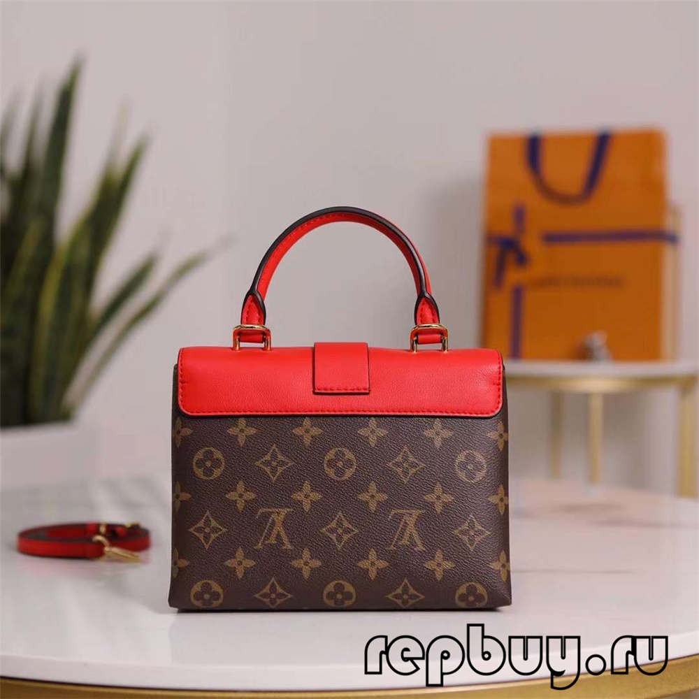 Louis Vuitton M44322 20cm Lock BB Red Top Replica Bags (2022 Latest)-Best Quality designer Bag Review, and online shopping, designer bag ru