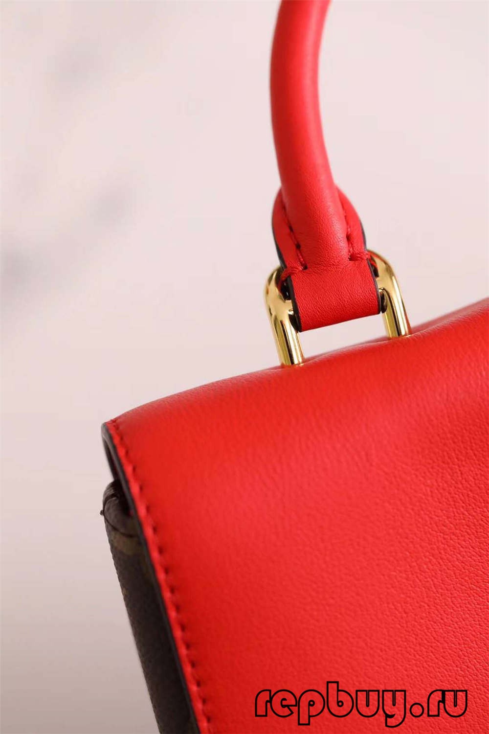 Louis Vuitton M44322 20cm Lock BB Red Top Replica Bags (2022 Latest)-Best Quality designer Bag Review, and online shopping, designer bag ru
