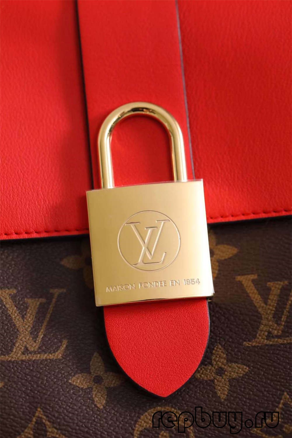 Louis Vuitton M44322 20cm Lock BB Red Top Replica Bags (2022 Latest)-Best Quality designer Bag Review, and online shopping, designer bag ru