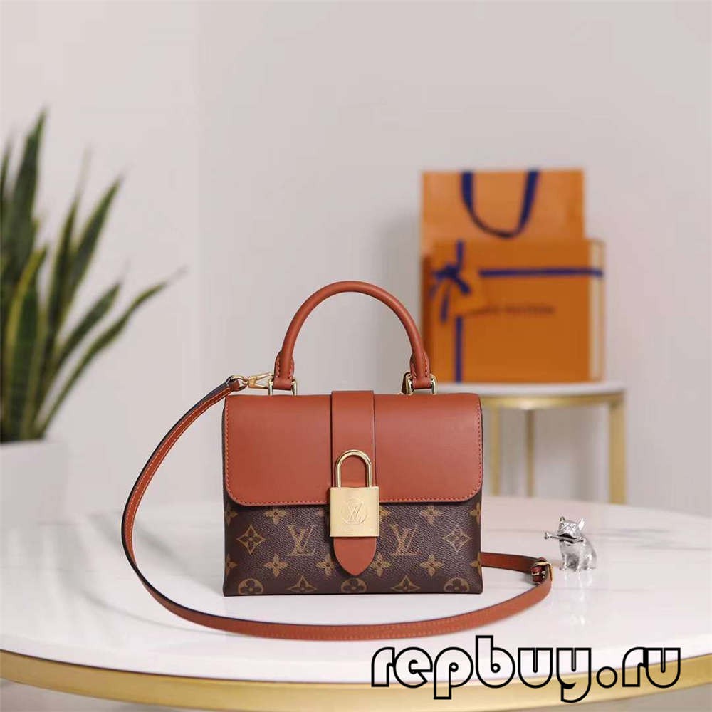 Louis Vuitton M44654 20cm Lock BB Brown Top replica bags (2022 Special)-Best Quality designer Bag Review, and online shopping, designer bag ru Louis Vuitton M44654 20cm Lock BB Brown Top replica bags (2022 Special)-Best Quality designer Bag Review, and online shopping, designer bag ru