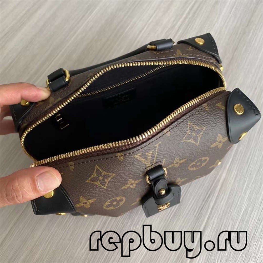 Louis Vuitton M45571 Petite Malle Souple Black 20cm Top Replica Bags (2022 Special)-Best Quality designer Bag Review, and online shopping, designer bag ru