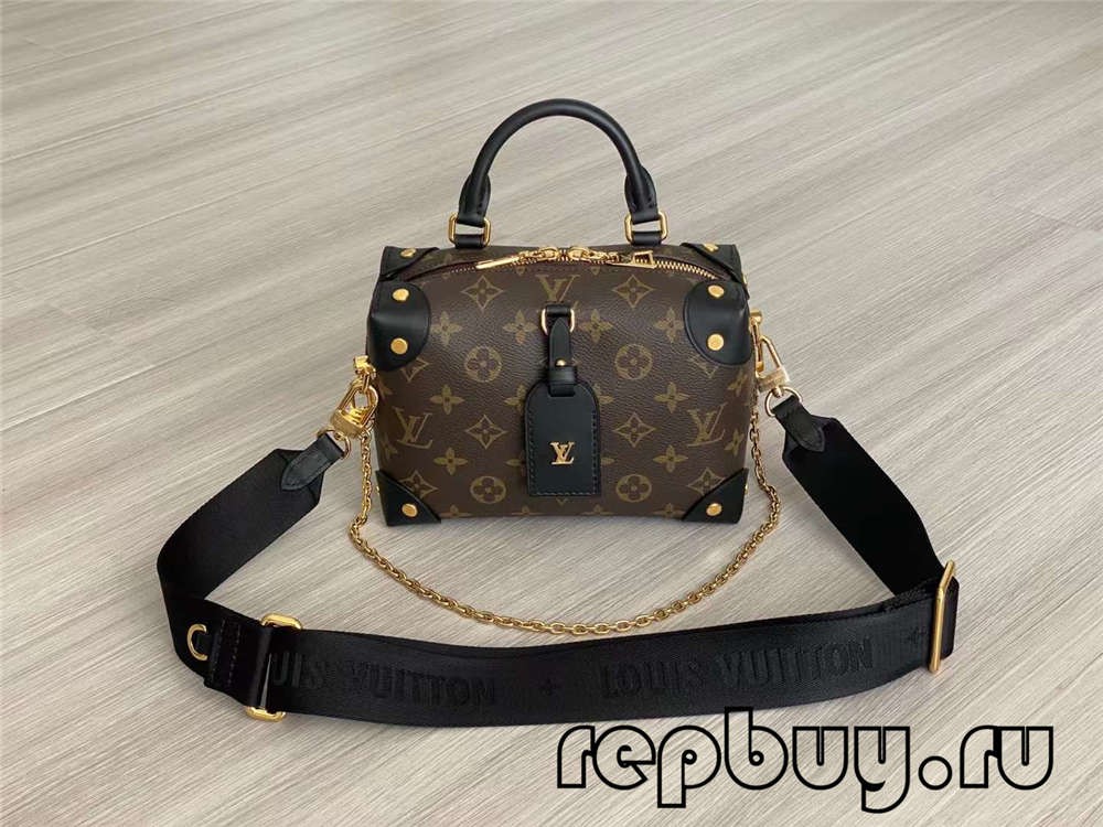 Louis Vuitton M45571 Petite Malle Souple Black 20cm Top Replica Bags (2022 Special)-Best Quality designer Bag Review, and online shopping, designer bag ru