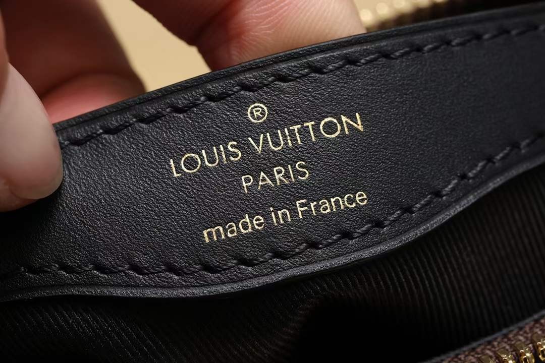 Louis Vuitton M45831 BOULOGNE top replica handbags Logo and metal stud detail (2022 Updated)-Best Quality designer Bag Review, and online shopping, designer bag ru