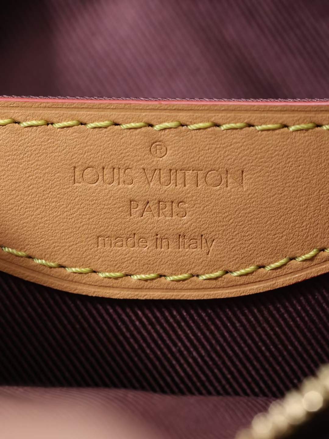 Louis Vuitton M45832 croissant with yellow leather Boulogne top replica handbags Logo engraved detail (2022 Updated)-Best Quality designer Bag Review, and online shopping, designer bag ru