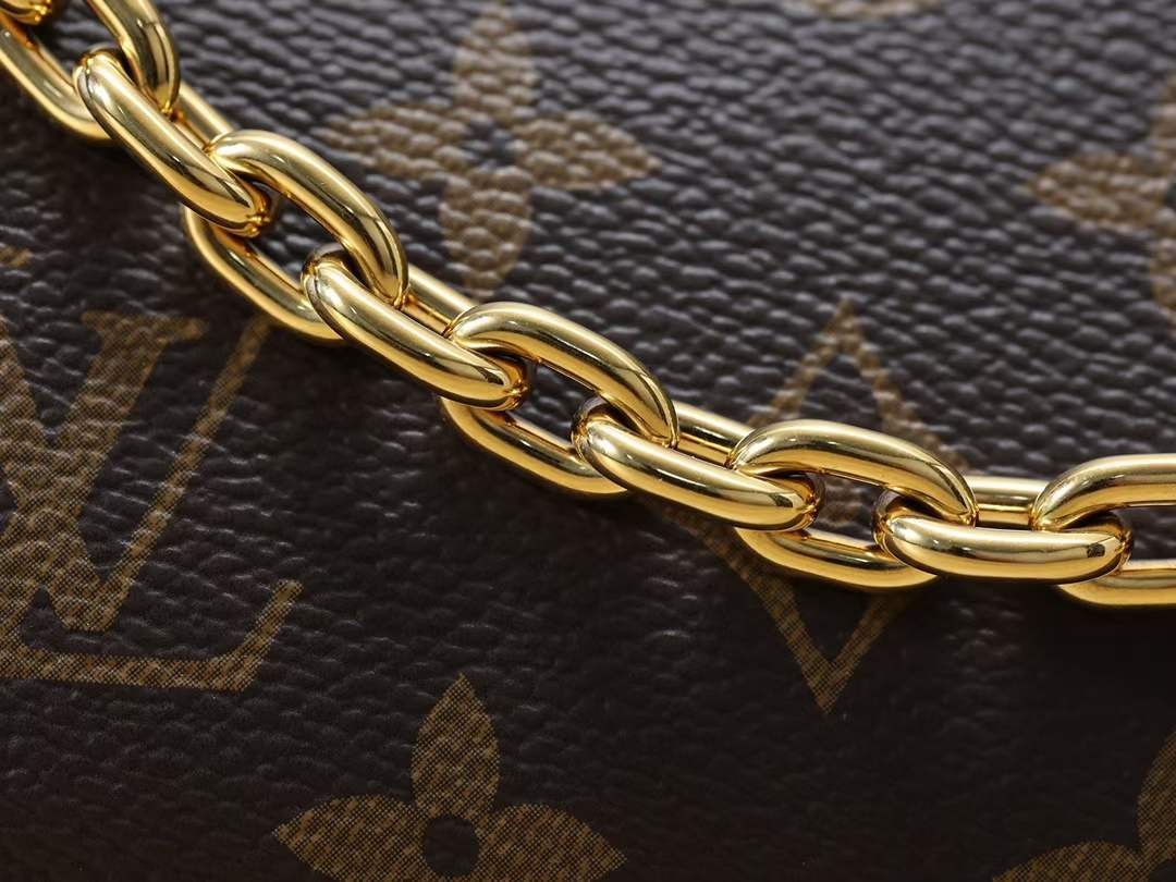 Louis Vuitton M45832 croissant with yellow leather Boulogne top replica handbags Leather and chain details (2022 Latest)-Best Quality designer Bag Review, and online shopping, designer bag ru