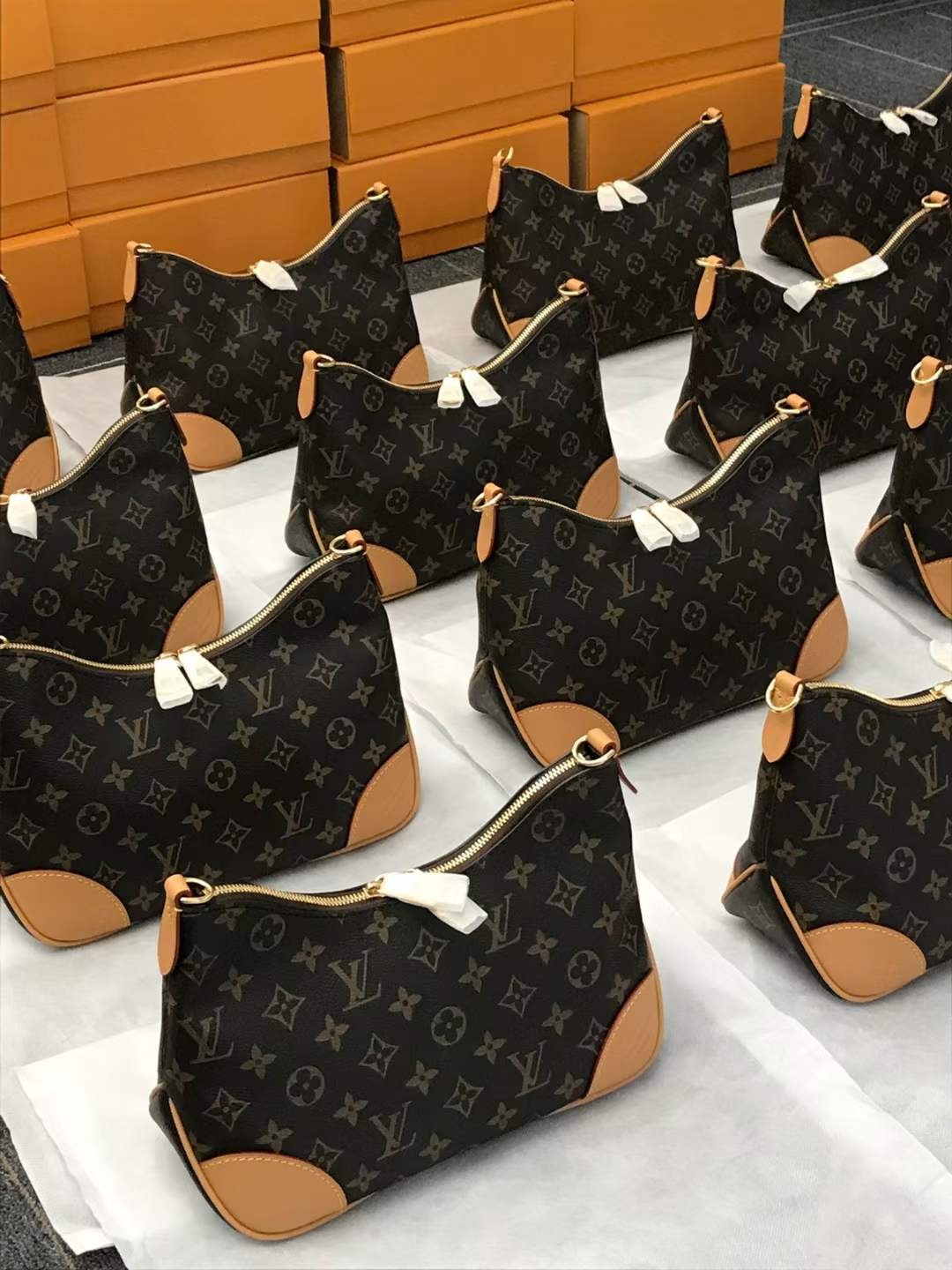 Louis Vuitton M45832 croissant with yellow leather Boulogne top replica handbags Lot Inspection (2022 Special)-Best Quality designer Bag Review, and online shopping, designer bag ru