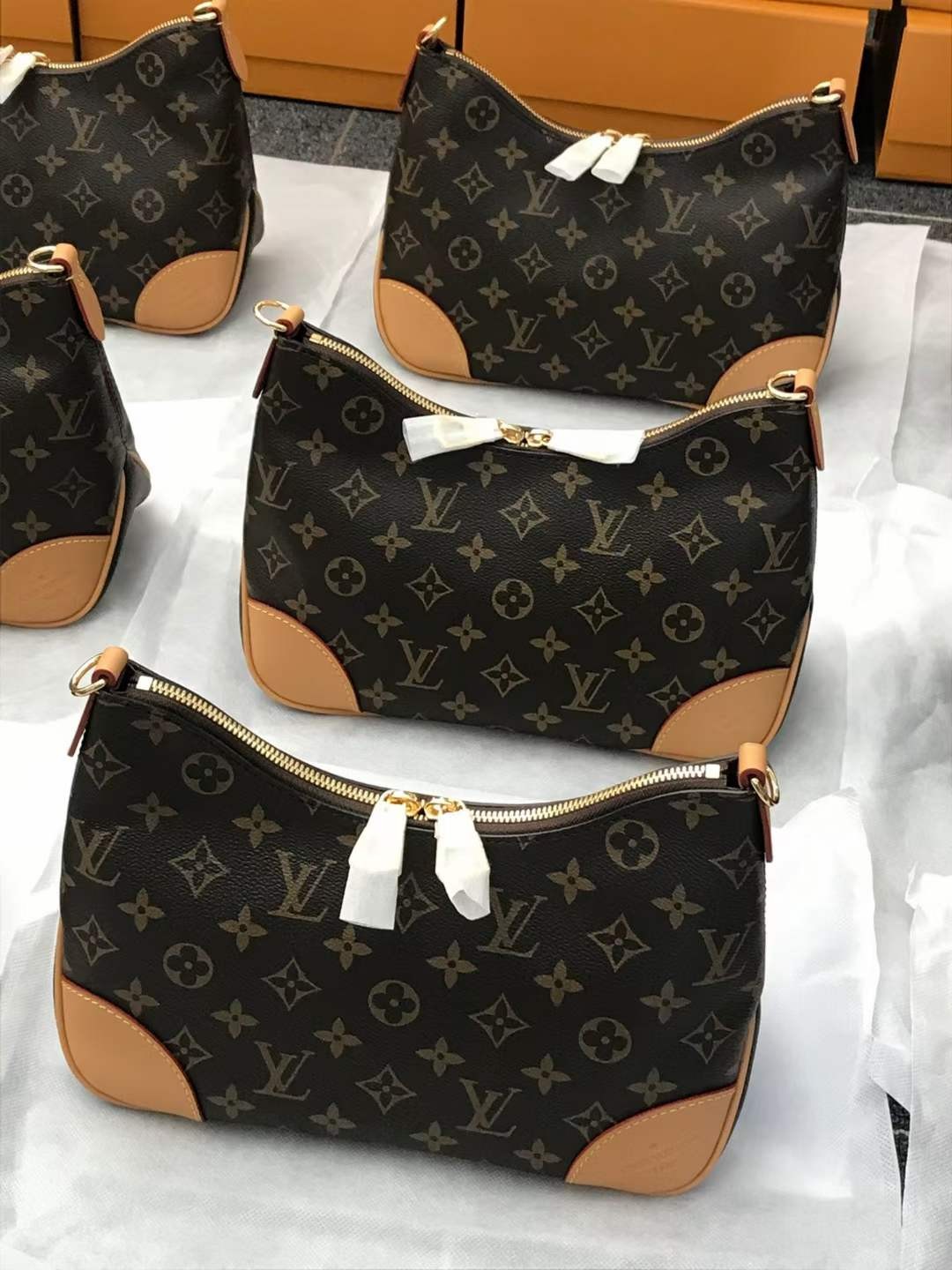 Louis Vuitton M45832 croissant with yellow leather Boulogne top replica handbags Lot Inspection (2022 Special)-Best Quality designer Bag Review, and online shopping, designer bag ru
