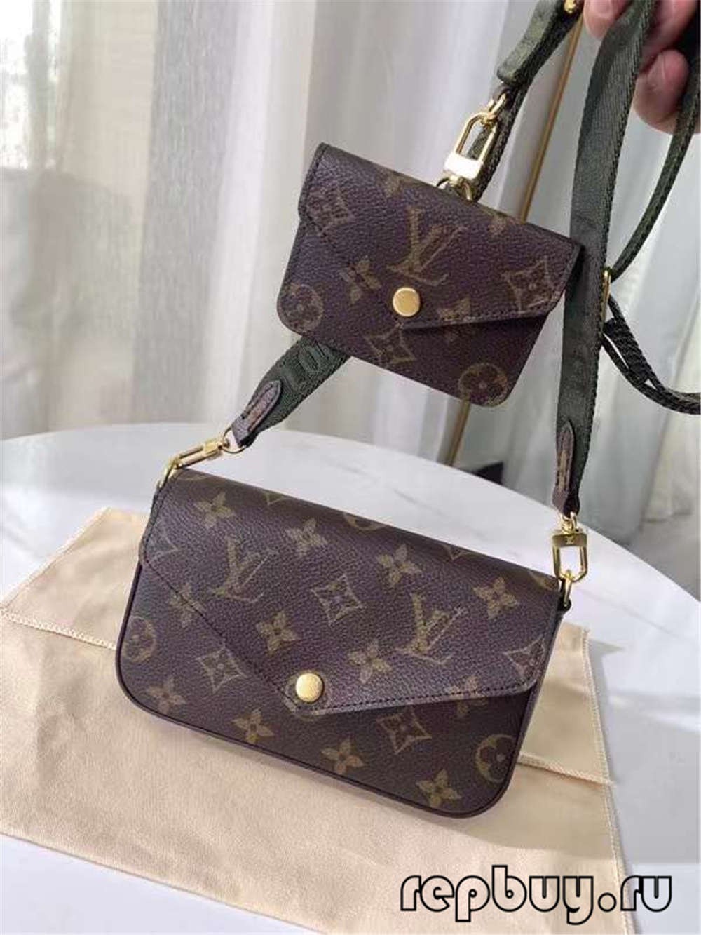 Louis Vuitton M80091 FÉLICIE STRAP & GO top quality replica bags (2022 Updated)-Best Quality designer Bag Review, and online shopping, designer bag ru
