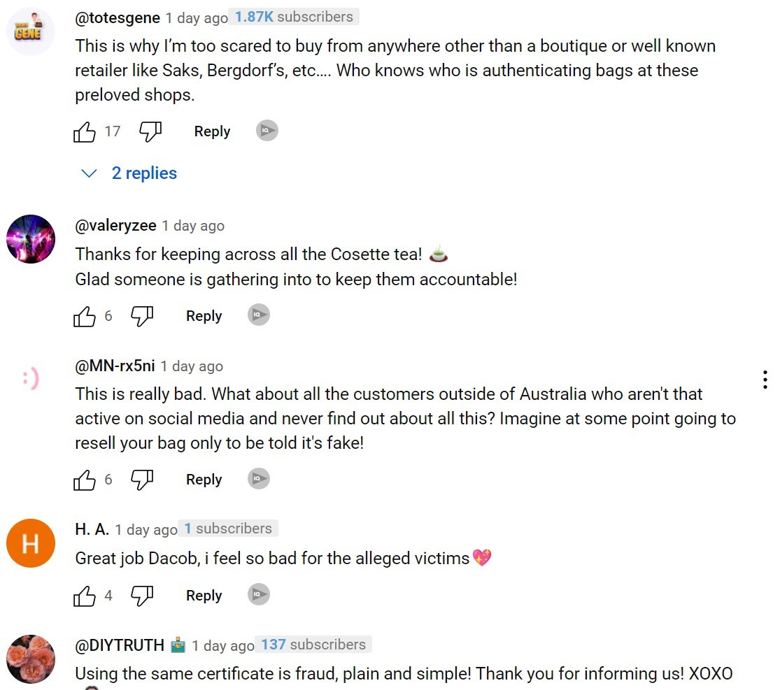 Be Aware of Designer pre-love! Cosette sells fake!(2023 Week 35 focus)-Best Quality designer Bag Review, and online shopping, designer bag ru Be Aware of Designer pre-love! Cosette sells fake!(2023 Week 35 focus)-Best Quality designer Bag Review, and online shopping, designer bag ru