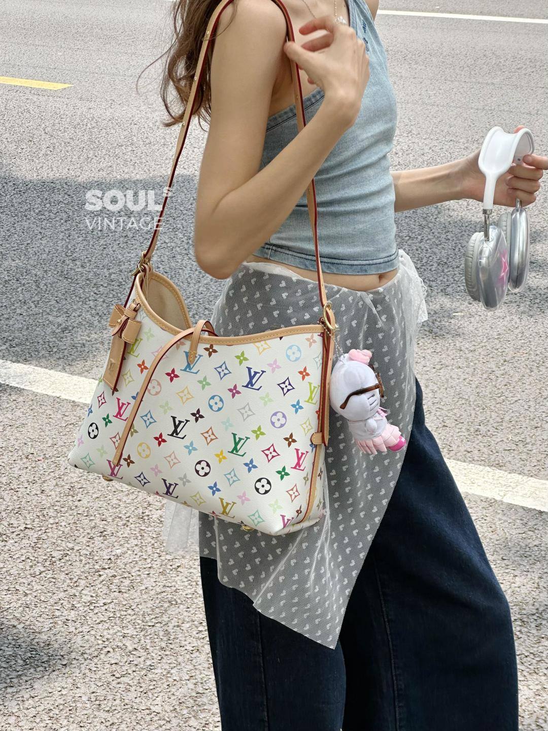 Shebag buys an Authentic Louis Vuitton Carryall white monogram bag(Oct 2025 updated)-Best Quality designer Bag Review, and online shopping, designer bag ru