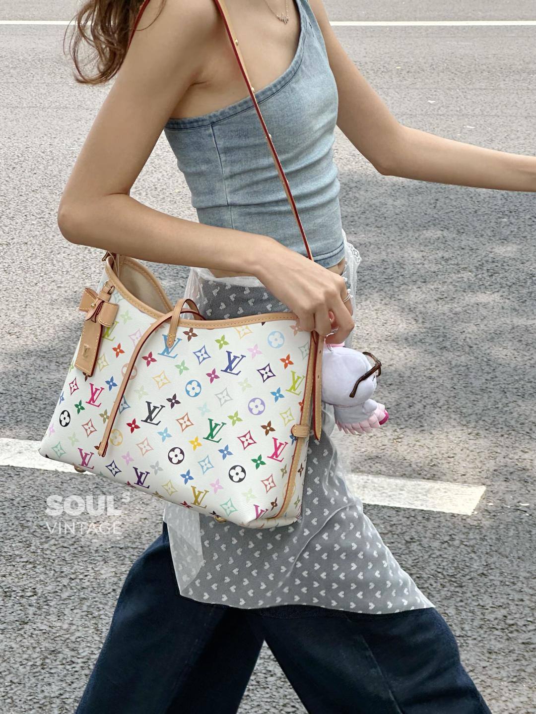 Shebag buys an Authentic Louis Vuitton Carryall white monogram bag(Oct 2025 updated)-Best Quality designer Bag Review, and online shopping, designer bag ru