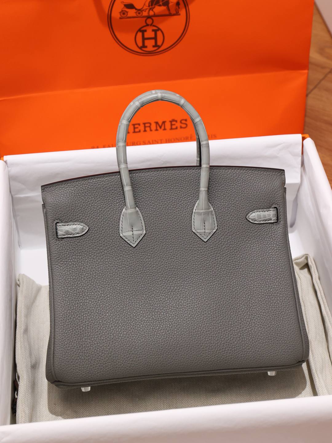Shebag handmade Hermes Birkin 25 grey bag togo review(Oct 2025 updated)-Best Quality designer Bag Review, and online shopping, designer bag ru