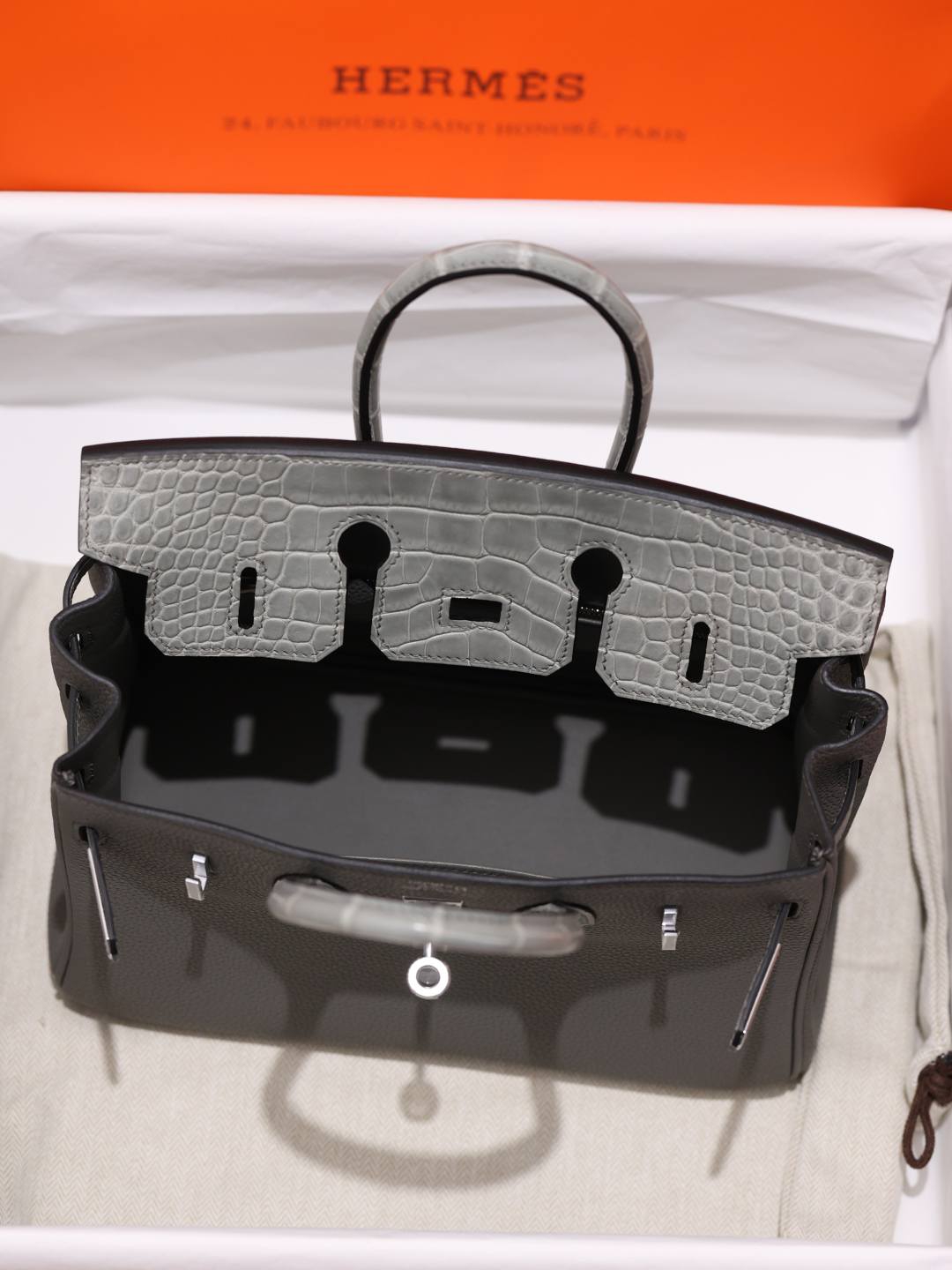 Shebag handmade Hermes Birkin 25 grey bag togo review(Oct 2025 updated)-Best Quality designer Bag Review, and online shopping, designer bag ru