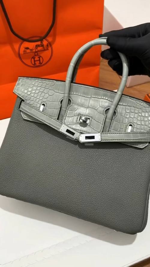 Shebag handmade Hermes Birkin 25 grey bag togo review(Oct 2025 updated)-Best Quality designer Bag Review, and online shopping, designer bag ru