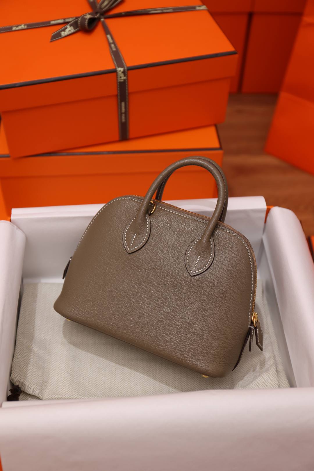 Shebag fully handmade Hermes bowling bag(Nov 2025 updated)-Best Quality designer Bag Review, and online shopping, designer bag ru