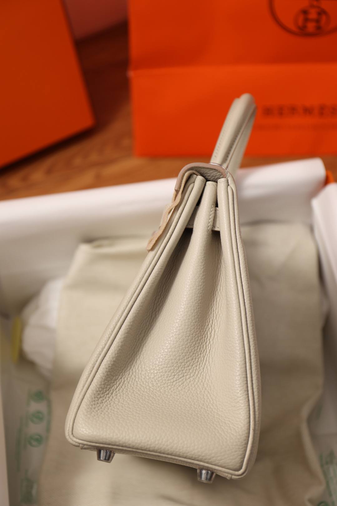 Shebag fully handmade Hermes Kelly 28 bag in white togo(Nov 2025 updated)-Best Quality designer Bag Review, and online shopping, designer bag ru