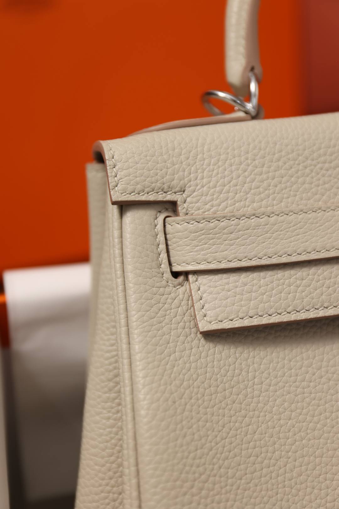 Shebag fully handmade Hermes Kelly 28 bag in white togo(Nov 2025 updated)-Best Quality designer Bag Review, and online shopping, designer bag ru