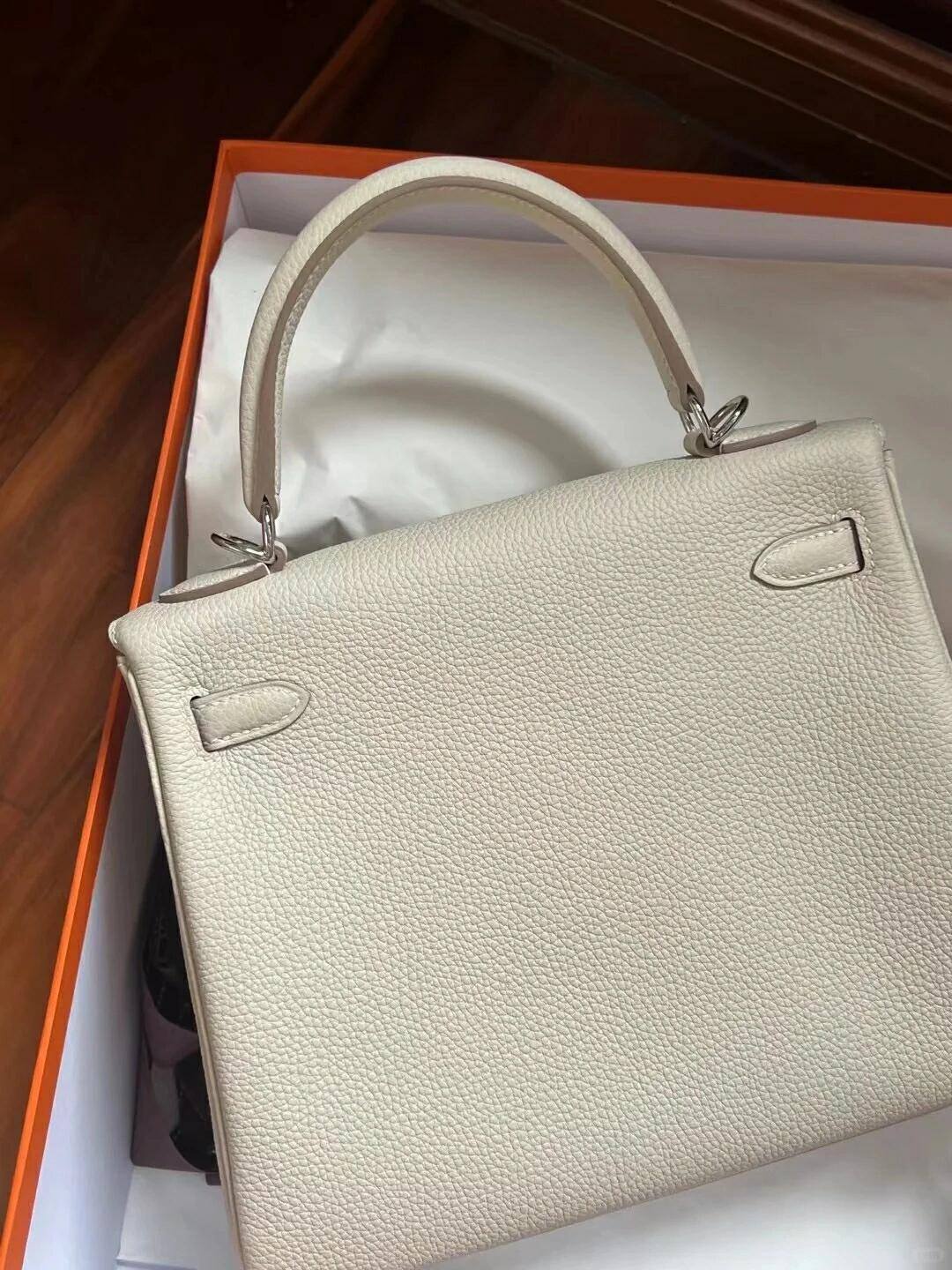Shebag fully handmade Hermes Kelly 28 bag in white togo(Nov 2025 updated)-Best Quality designer Bag Review, and online shopping, designer bag ru