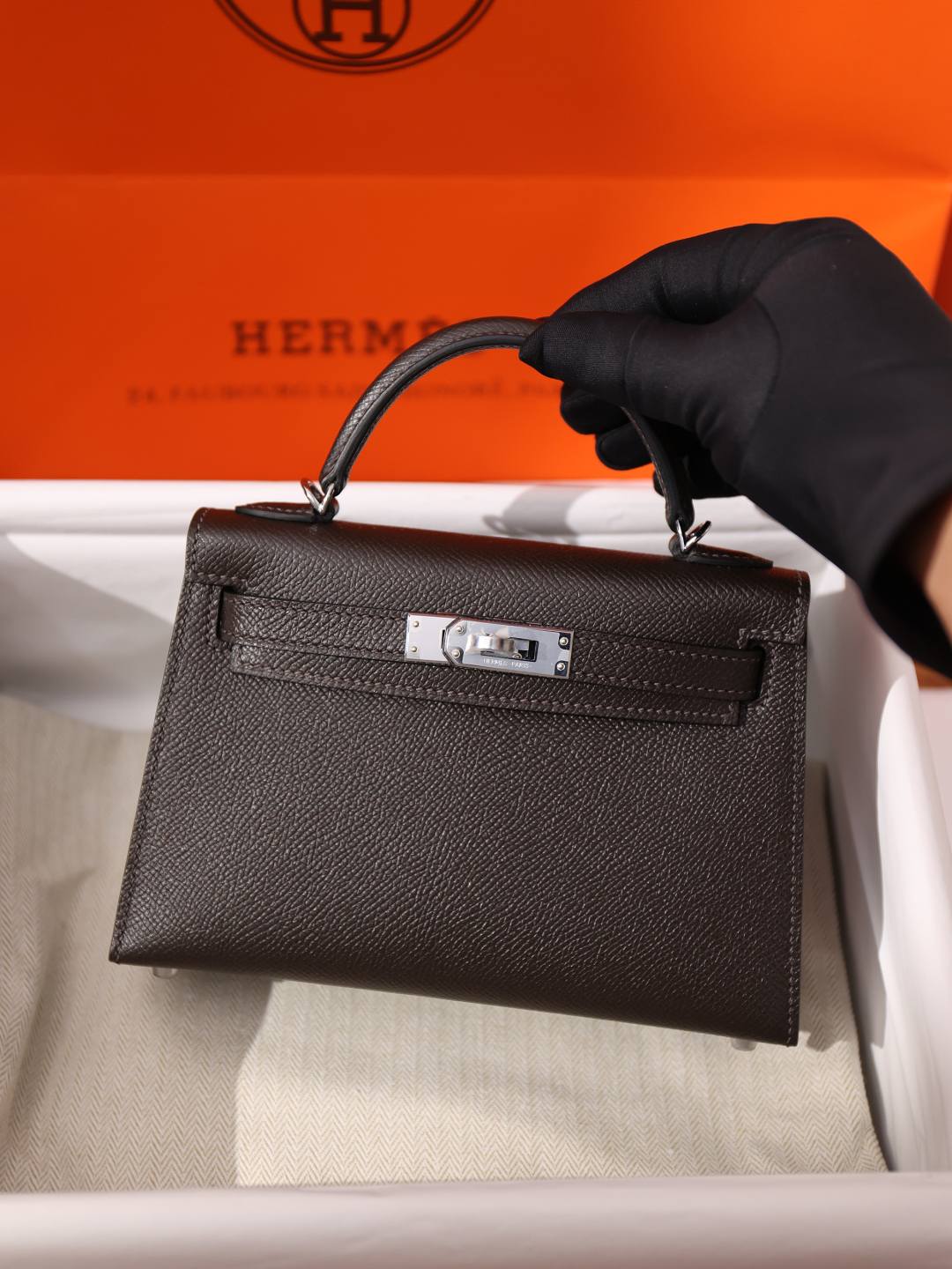 Shebag fully handmade Hermes Mini Kelly 2 new color(Nov 2025 updated)-Best Quality designer Bag Review, and online shopping, designer bag ru